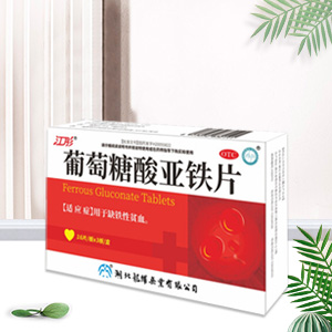 葡萄糖酸亚铁片  独家医保    48片